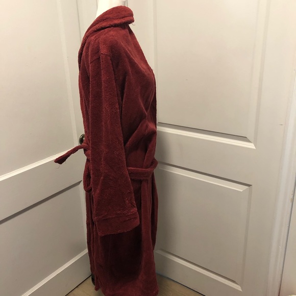 Ll Bean mens housecoat dressing gown size medium - Picture 3 of 6